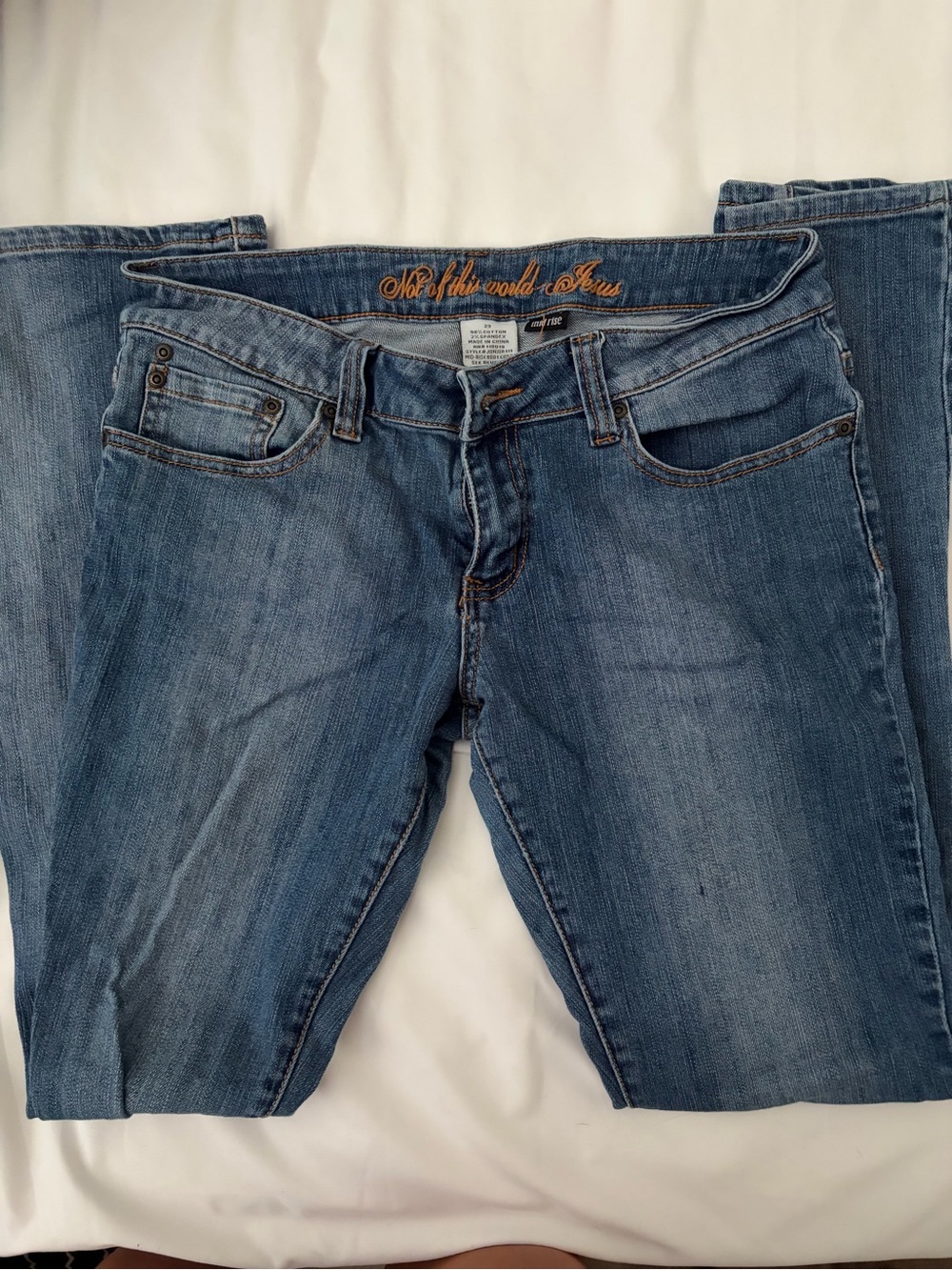 Vintage Blue Flared Women's Jeans